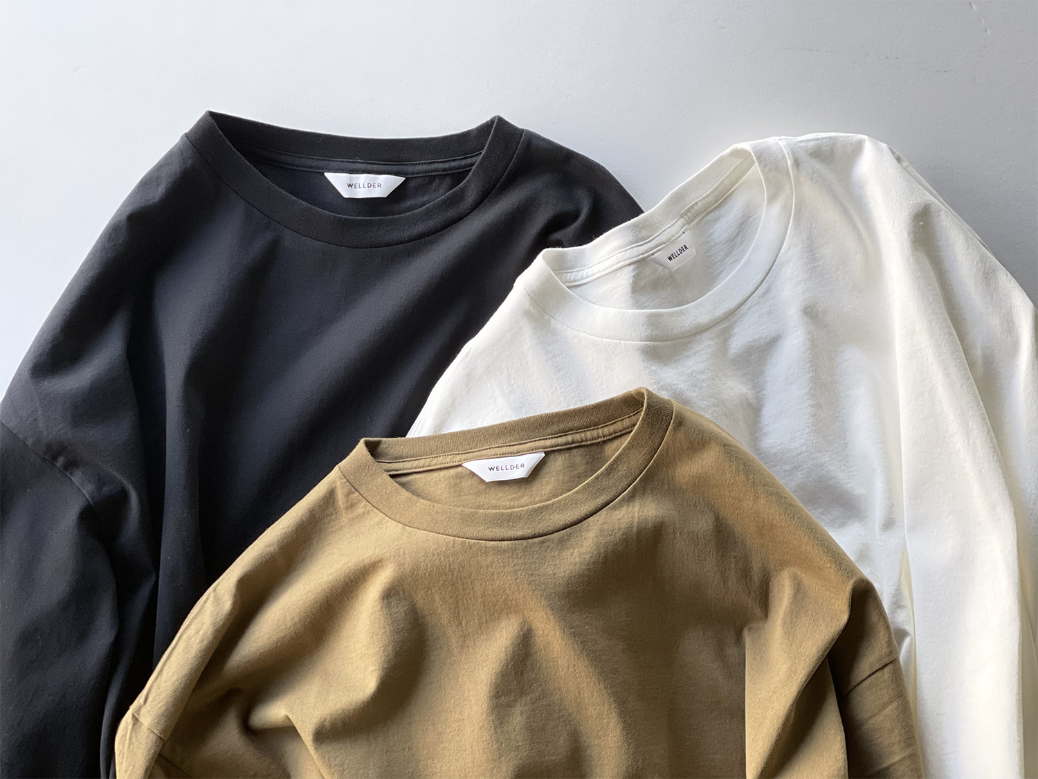ちょっと”良い”無地Tをお探しなら。-WELLDERのクルーネックTシャツ 